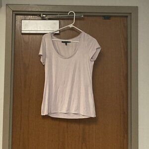 White House Black Market lilac lavender sz small tee